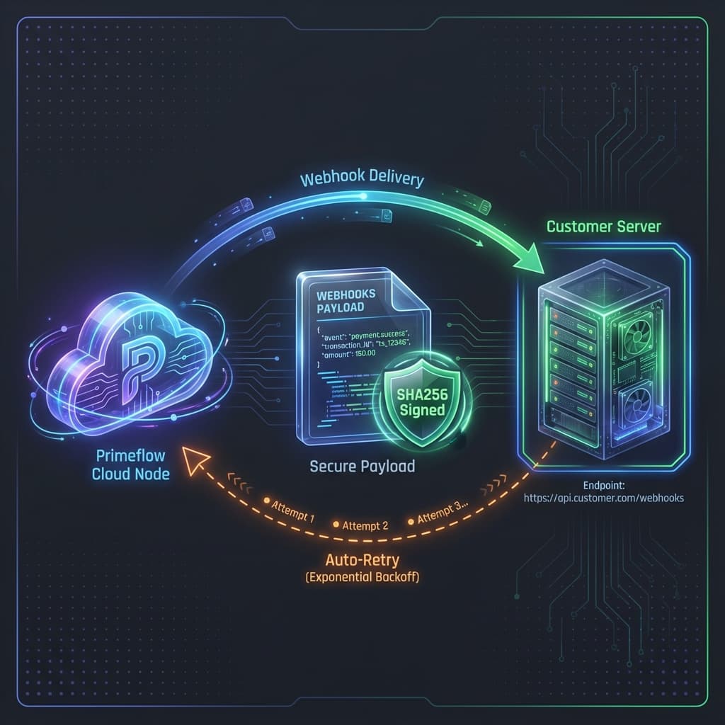 Webhook Delivery Flow